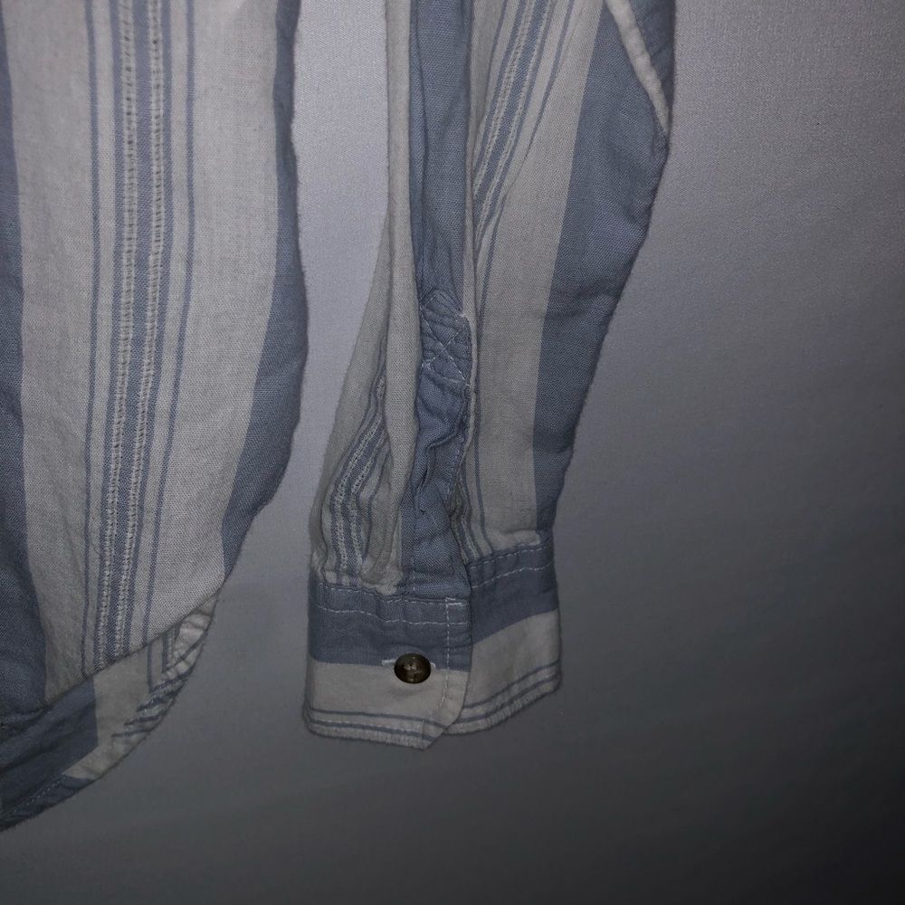 Universal Thread Blue & White Striped Button Down - Picture 8 of 10